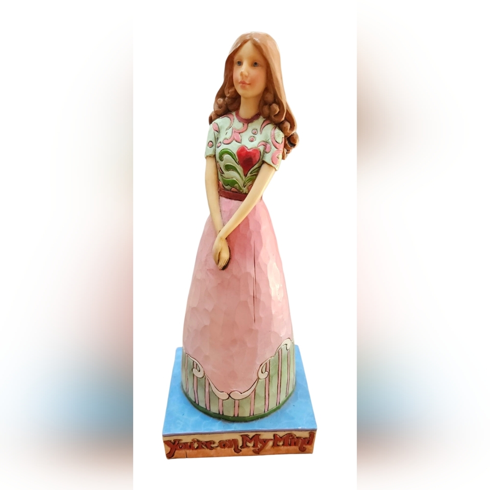 2006 Jim Shore Figurine You're on My Mind Heartwood Creek 4007238